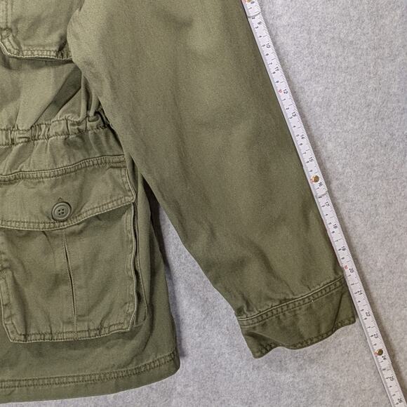 Crazy 8 Green Military Style Jacket for Girls, Size XL 14  100% Cotton - Picture 11 of 14